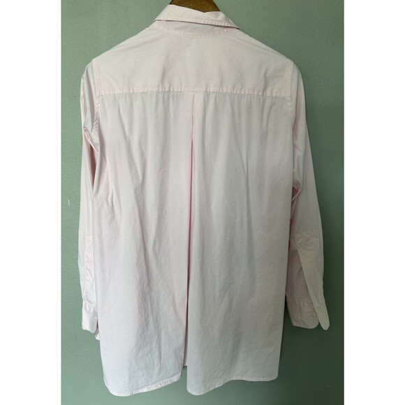 Lareida Womens Shirt Sz 38 Button Up Stretchy Career Light Blush Pink Designer - Picture 4 of 12